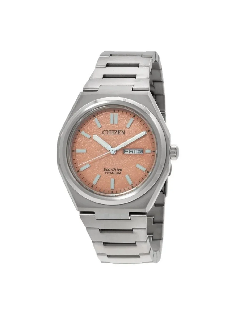 NWT Citizen Zenshin Three-hand Orange Dial Men's Watch